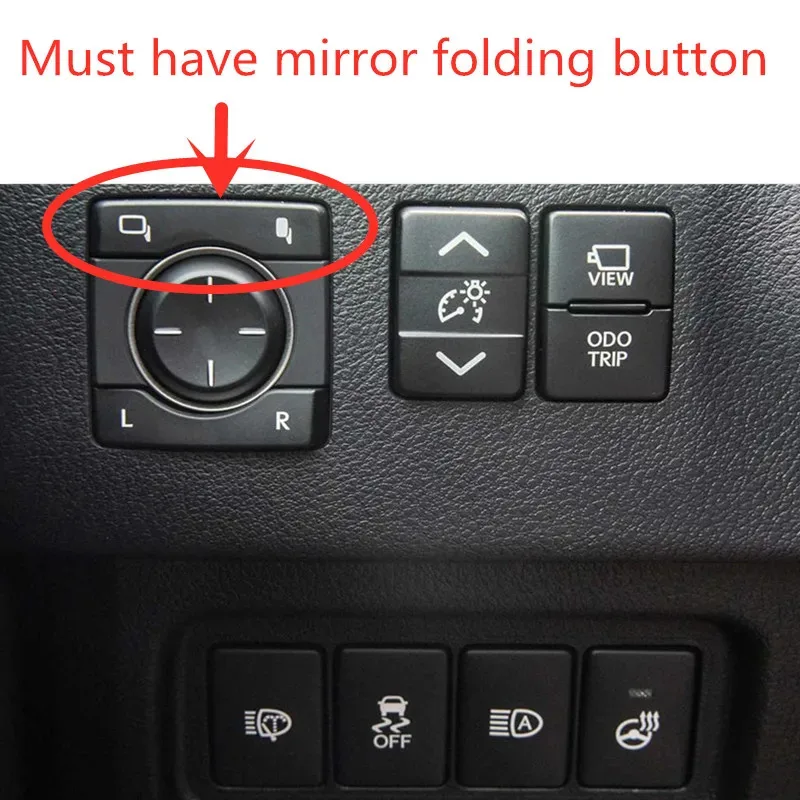 WINSGO نافذة السيارة Obd أقرب مفتوحة + مرآة جانبية قابلة للطي انتشار LHD محرك اليد اليسرى لكزس GX GX400/GX460 2011 + #6