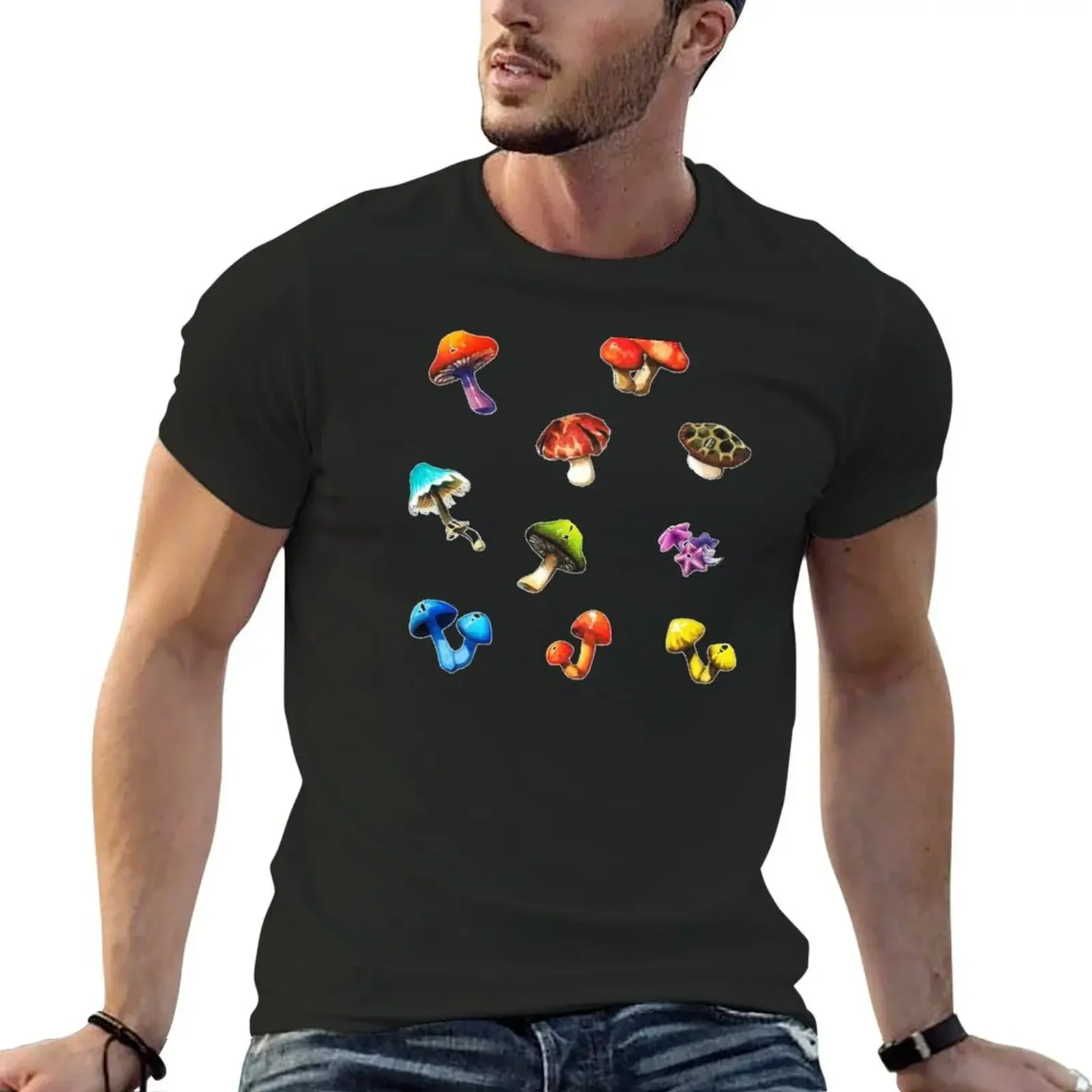 BOTW mushrooms T-Shirt cute clothes essential t shirt anime clothes tshirts for men