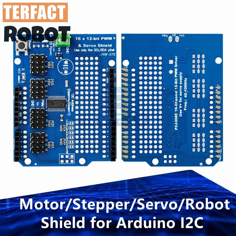 Motor/Stepper/Servo/Robot Shield For Arduino I2c V2 Kit W/Pwm Driver Top