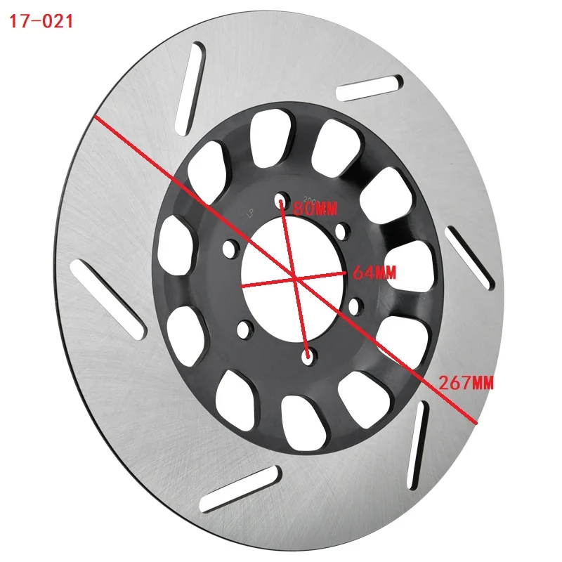 Motorcycle Front left Brake Disc Rotor For Yamaha XV1000 81 XV920 81-82 XJ750 82-83 XJ650 80-83 XJ550 81-85 SR500 78 XS400 77-81