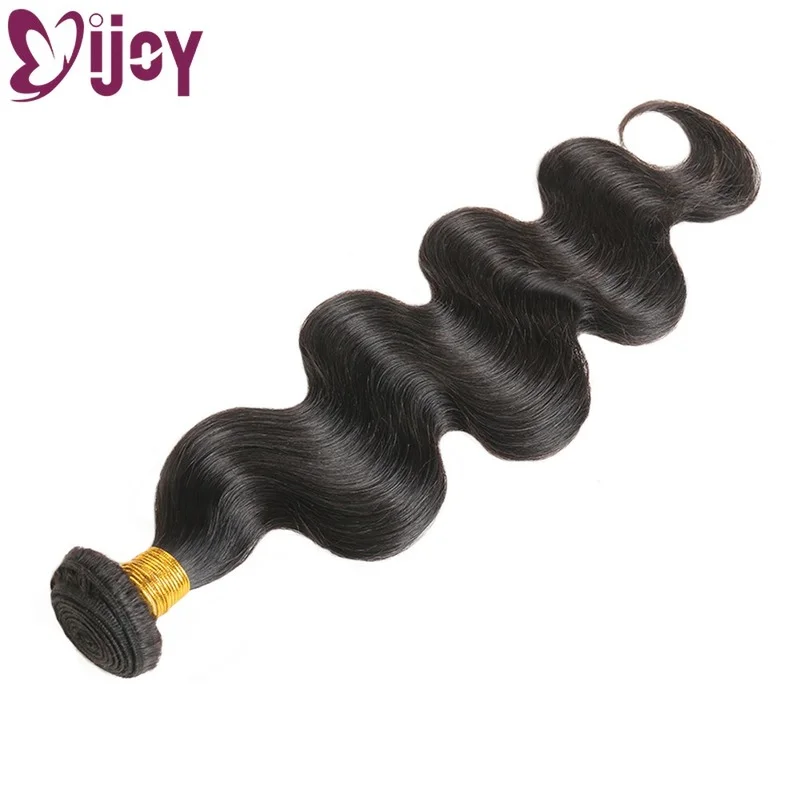 Body Wave Bundles With Frontal Brazilian Human Hair 3/4 Bundles With 13x4 Frontal Natural Color Human Hair Bundles With Frontal