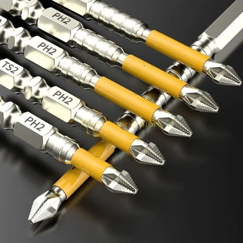 12PF Impact Antislip Screwdriver Bit 1/4inch Hexagonal Shank Tip Crossing Screwdriver Bit Set Impact Bit