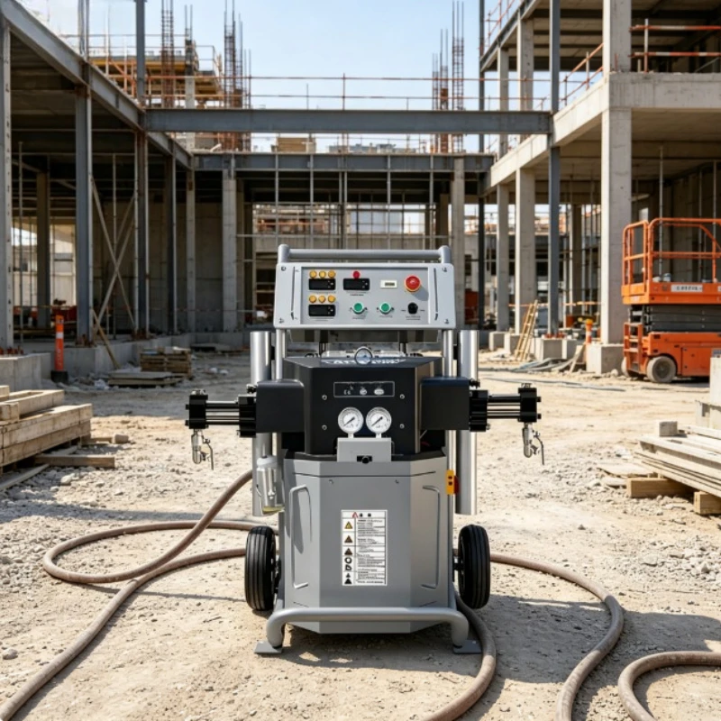 

Hydraulic Polyurethane Foam Spraying Equipment Polyurea Spray Machine For Home Renovation Basement Waterproof Coating