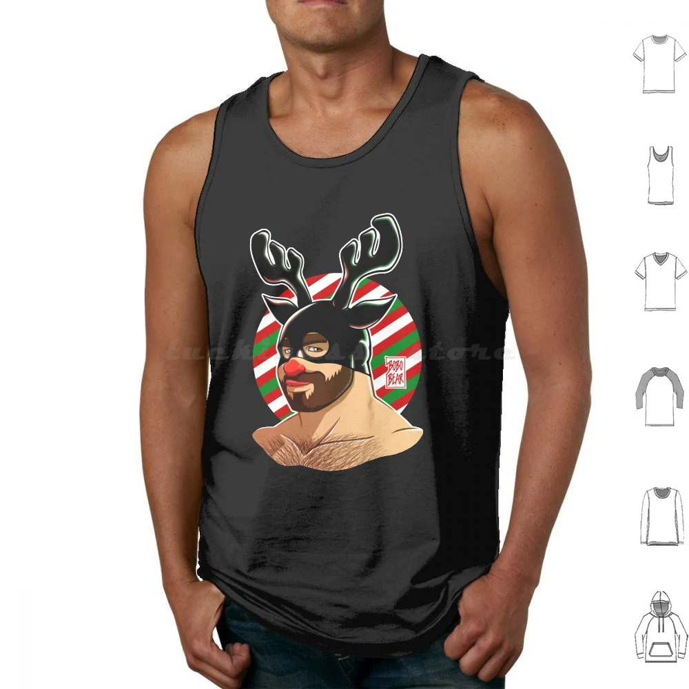 Adam Likes Xmas In Rubber Tank Tops Vest Sleeveless Bobobear Bobobearart Bobo Bear Bear Bear Week Bear Weekend Otter Mens Bear
