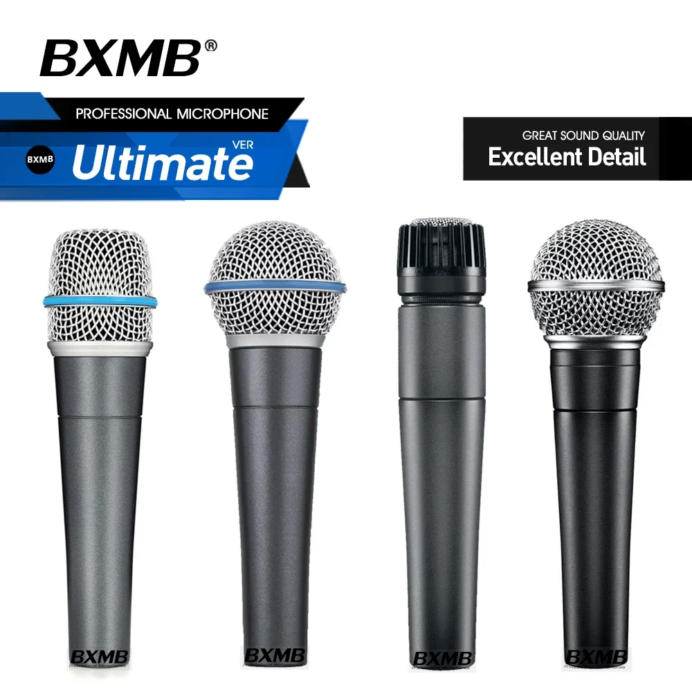 Ultimate Quality Version Professional Wired Microphone Super-cardioid Dynamic Handheld Mic for Performance Live Vocals Karaoke