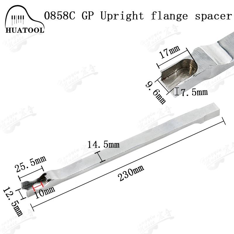 Piano Tuning Repair Accessories 0858C Grand Piano String Machine Shaft Bracket Adjustment Tool