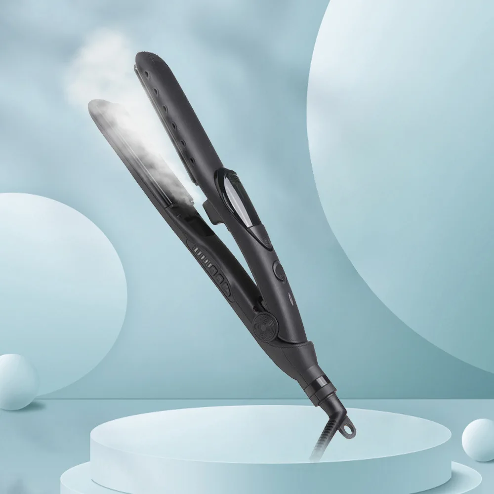 

Steam Hair Straightener, Women's Hair Straightener with Temperature Adjustment Function, Heated Hair Straightener