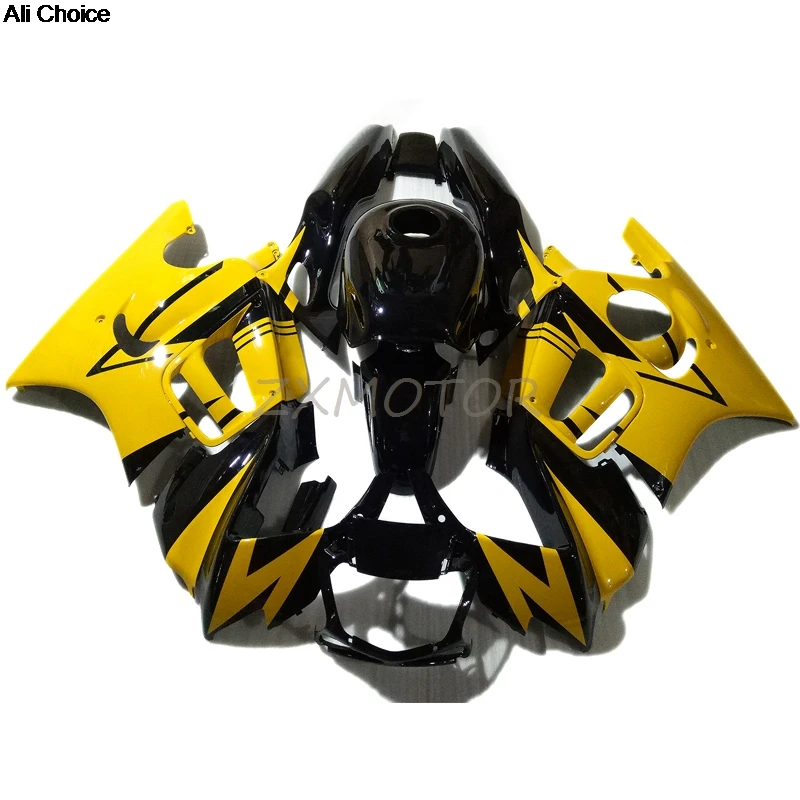 CBR 600 F3 Yellow Black Motorcycle fairings For Honda CBR600 F3 1997 1998 cbr 600 f3 97 98 Free Custom Plastic Fairing Kit 74