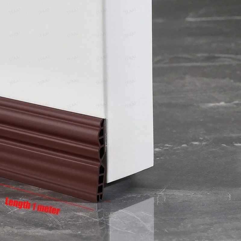 

1 шт., высота 28/45 мм, противоскользящая нижняя уплотнительная лента для двери, самоклеящаяся износостойкая многослойная ветрозащитная уплотнительная лента из ТПЭ