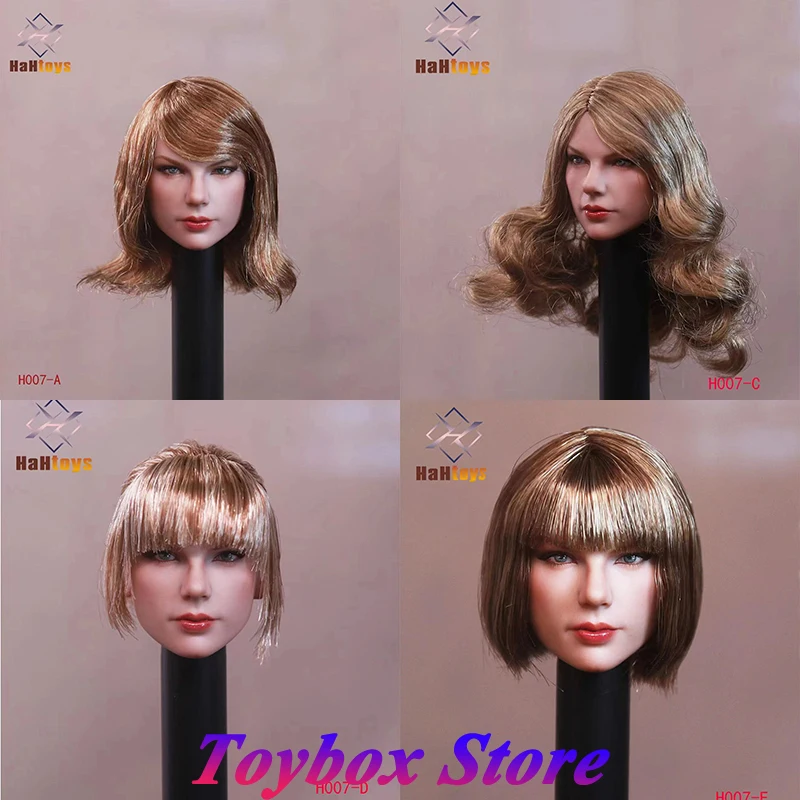 HaHtoys H007 1/6 American Popular Female Singer Delicate Head Sculpt International Famous Girl Model Toys For 12