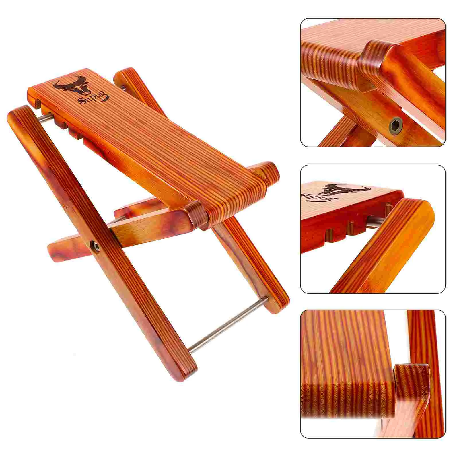 

Ottoman Foot Rest Adjustable Pedals Guitar Musician Accessories Bass Stool Stools for Adults