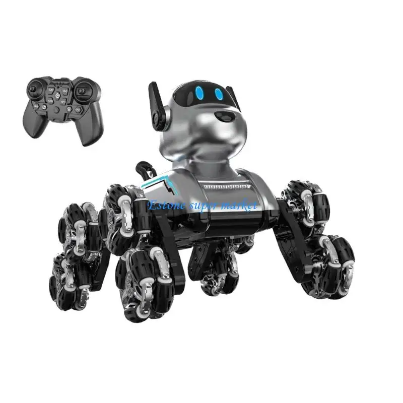 090B Tracción en 8 ruedas, Control remoto todo terreno, Perro Robot transformador, juguete operado por gestos, actualizaciones