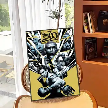 הדפסים ופוסטרים באיכות טובה של לוחם UFC 300, עיצוב וינטג' לחדר בר, בית קפה, עיצוב הבית 10 best sales פוסטרים של UFC - №7
