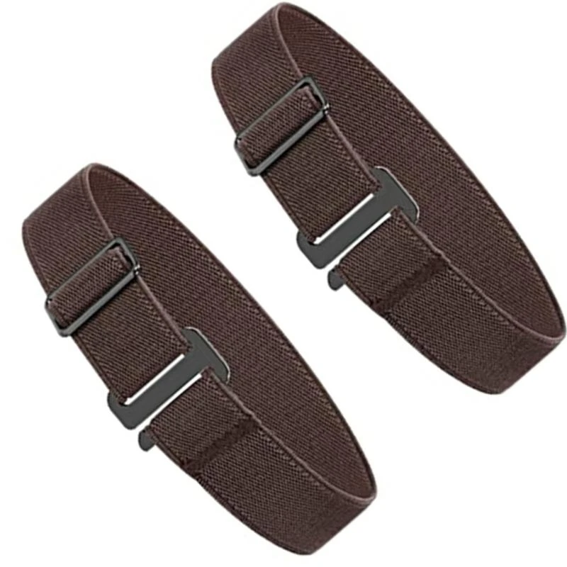 

652F 2pcs No Buckles Stretch Belts For Men And Women Invisible Adjustable Waiststrap No Buckles Belt For Jeans And Pants