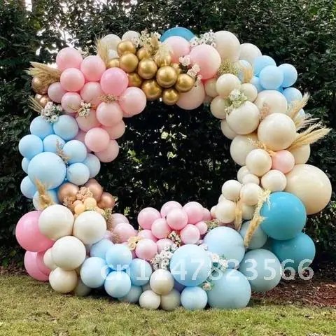 60 80 100cm Balloon Arch Ring Hoop balloon Circle Ballon Holder Garland Baby Shower Birthday Wedding Party Decor Wreath Frame