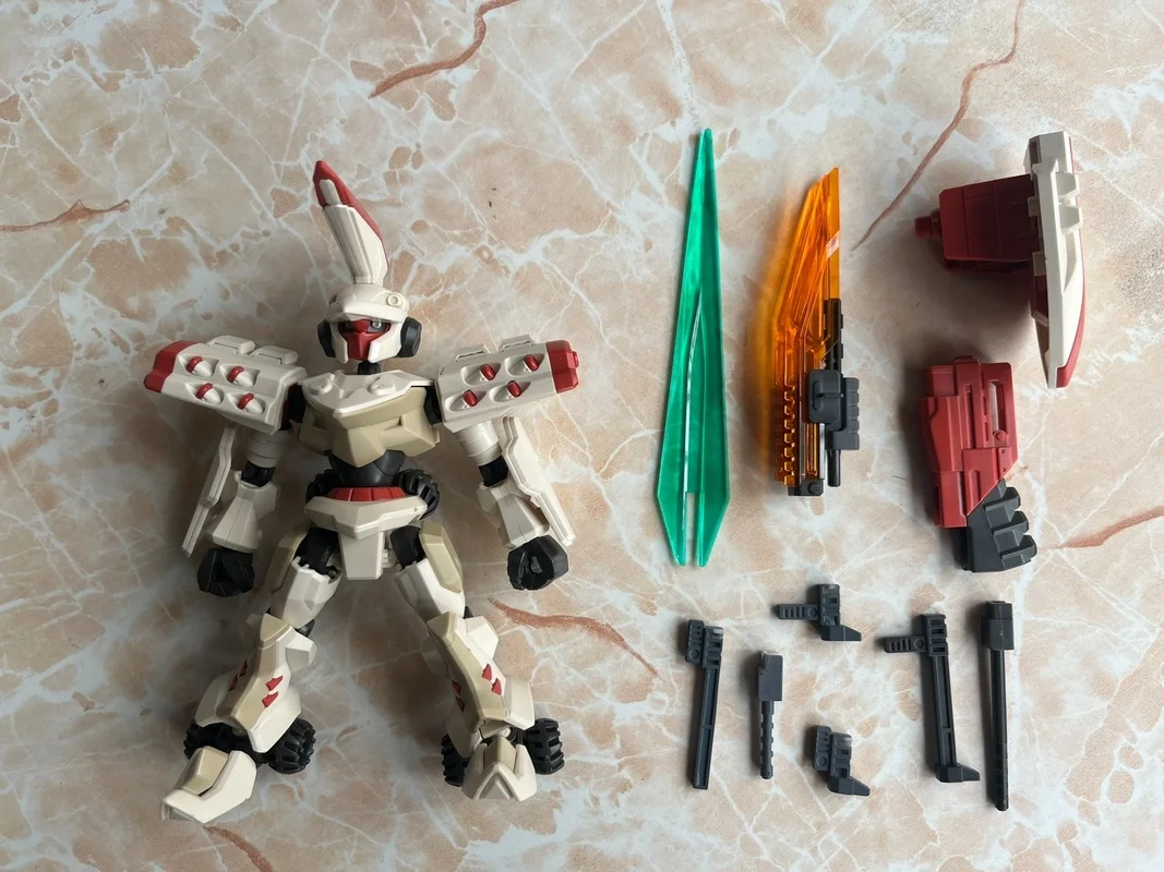 Bandai Lbx Destroyer Danball Senki Brawler Frame Plastic Model Kit Mecha Action Figure For Adult Anime Hobby Collectors view 2