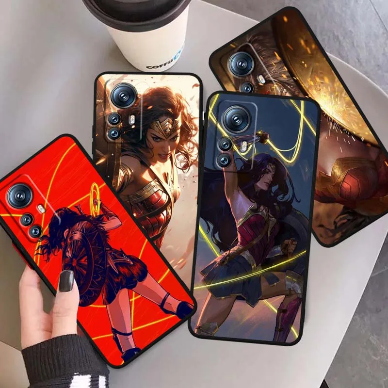 

Movie Wonders Womans Hero Phone Case For Xiaomi Mi 15 14 13 13T 12 12T 12S 11 11i 11T Pro Ultra Lite 5G Black Soft Cover