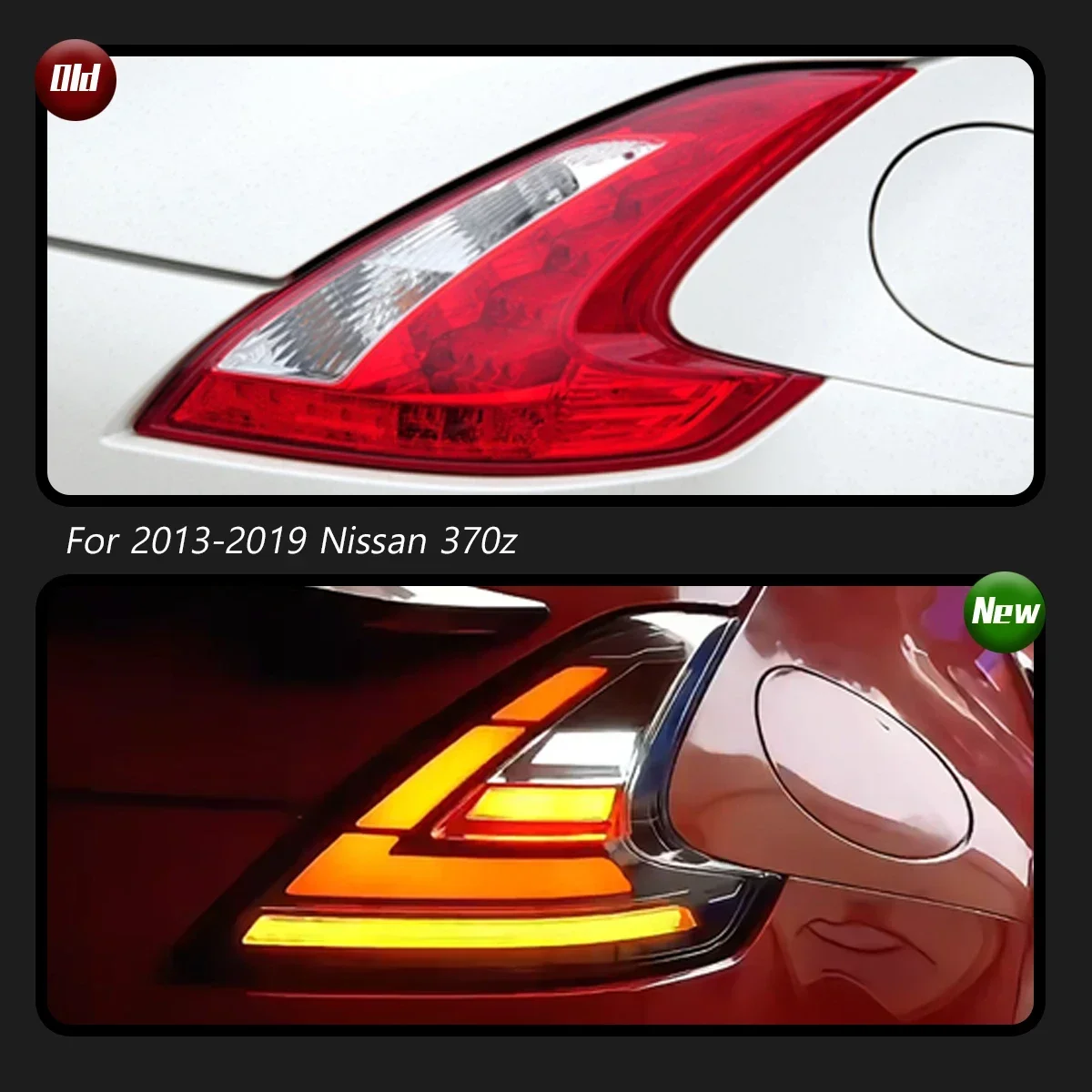 Car Lights For Nissan 370z 2013-2019 Taillight LED Projetor Tail Lamp Daytime Running Light Automotive Accessories