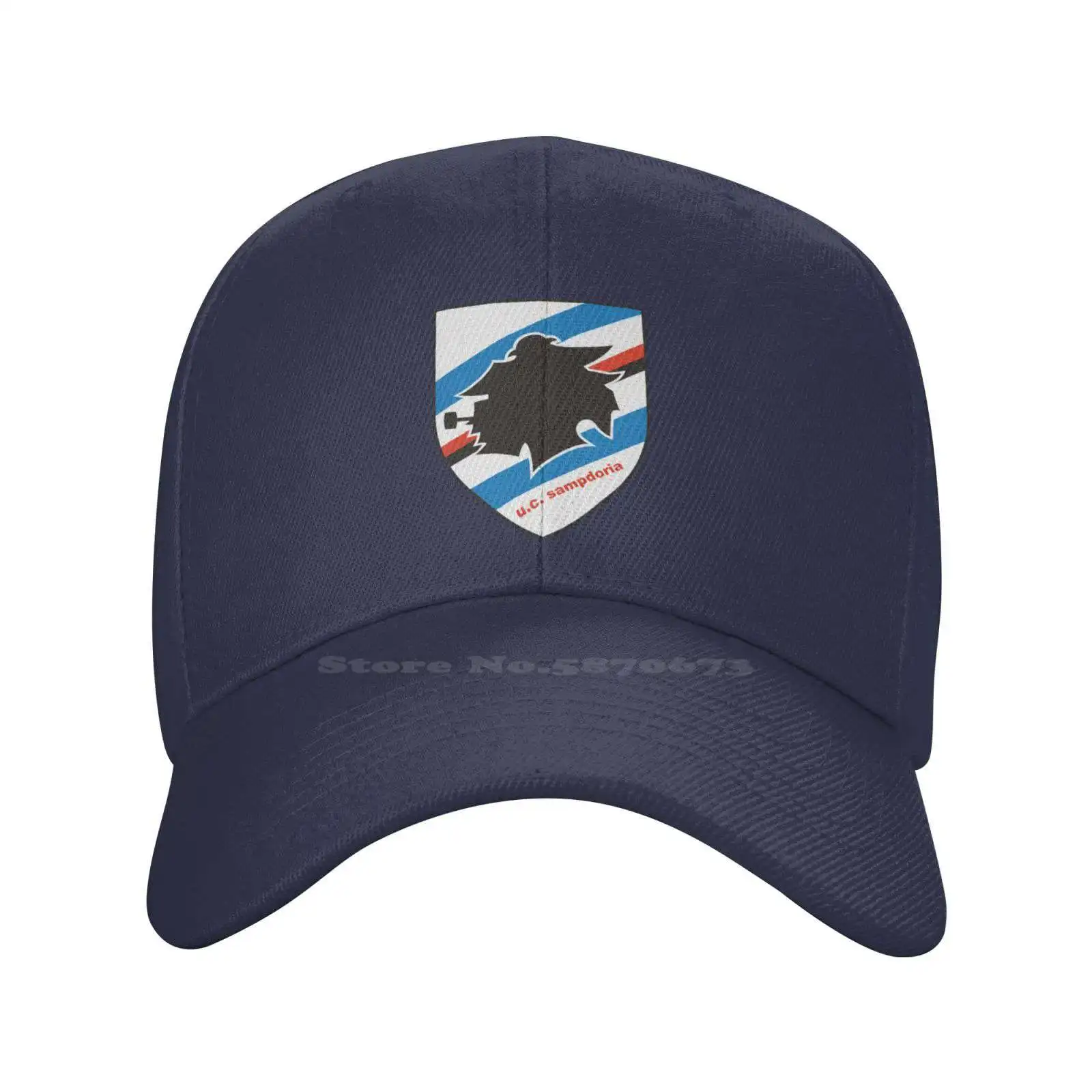 U.C. Sampdoria Logo Fashion quality Denim cap Knitted hat Baseball cap