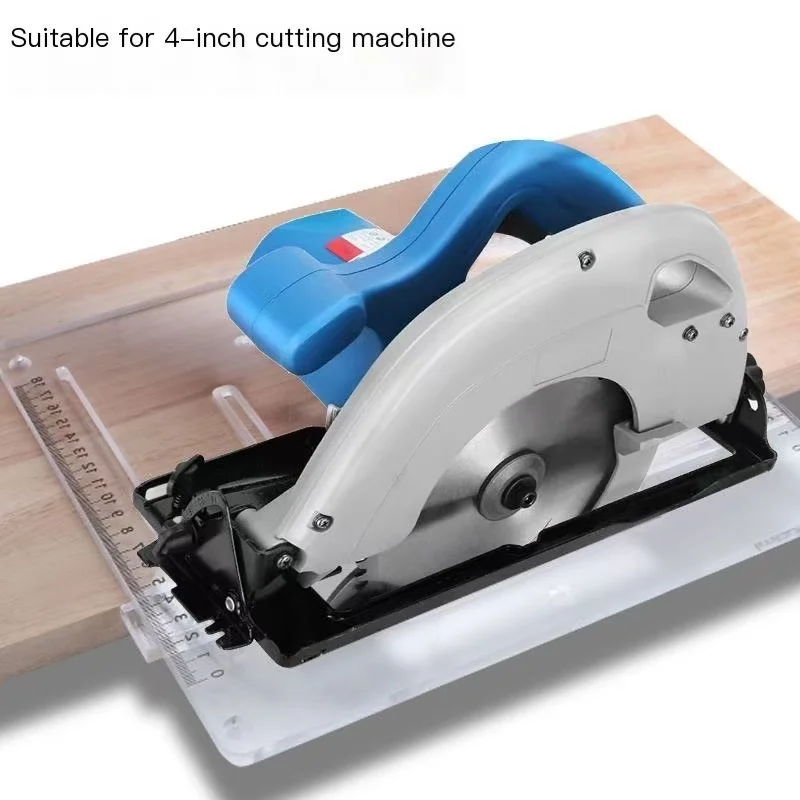 แผ่นอะคริลิกหนา 8 มม. สำหรับตัด 45/ °   90 °   เครื่องตัดขนาดกง (เครื่องตัดไม้) แบบตั้งโต๊ะ ปรับระดับได้ พร้อมอุปกรณ์เสริม