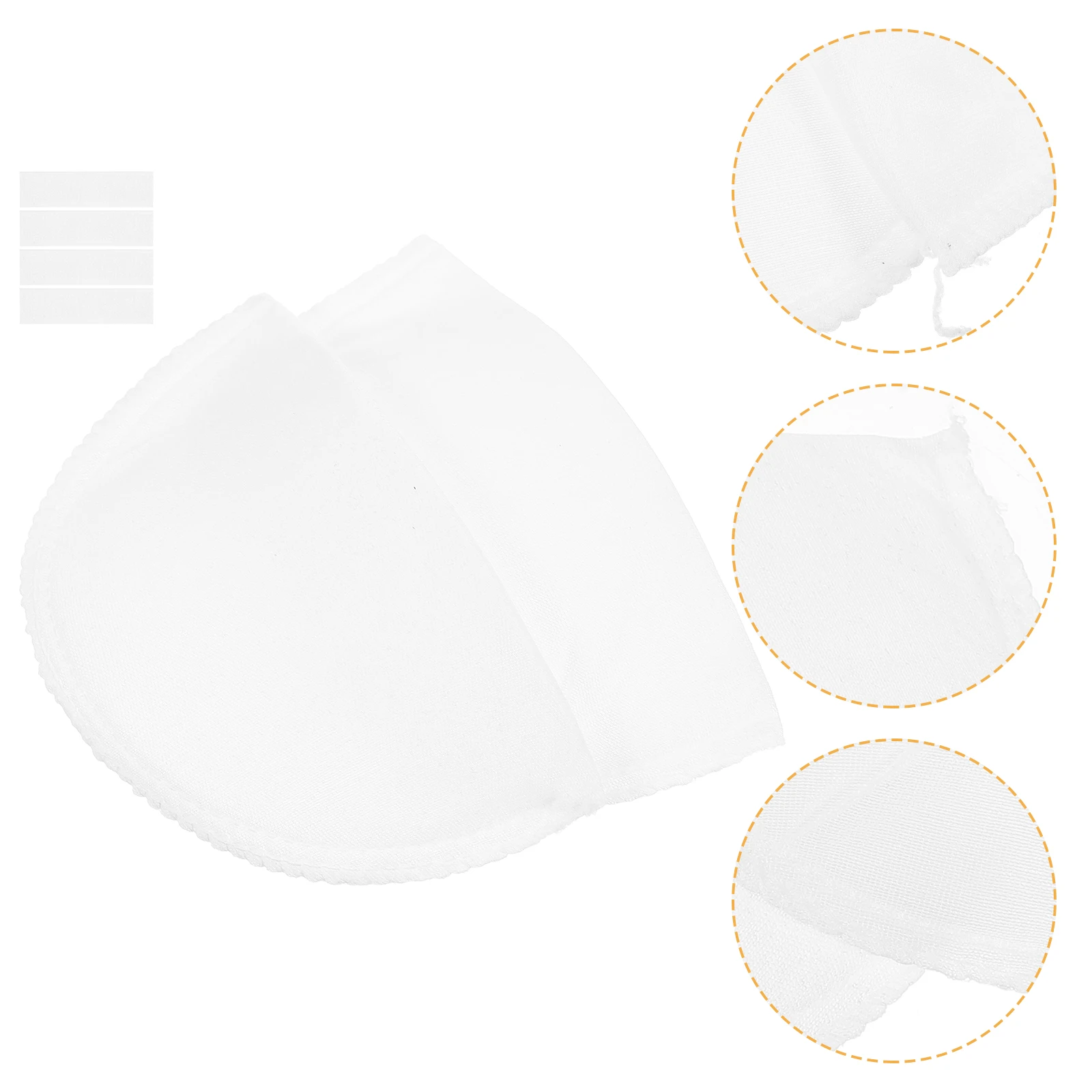 

1 Pair Invisible Pads Breathable Reusable Clothing Shoulder Pads Inserts For Women Unisex Adhesive Shoulder