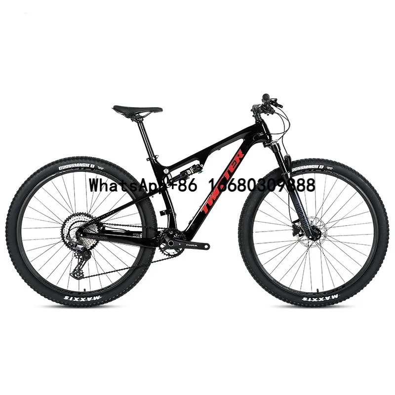 

29\" Full Suspension Carbon Off-Road MTB Bicycle M6100-12Speed Hydraulic Disc Braking System