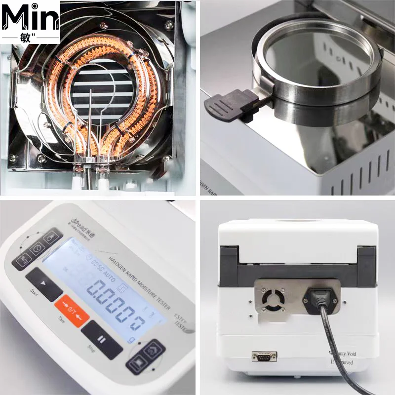 DL-SFY-120 120g Digital Electronic  Moisture Tester Precision Laboratory Halogen Moisture Balance