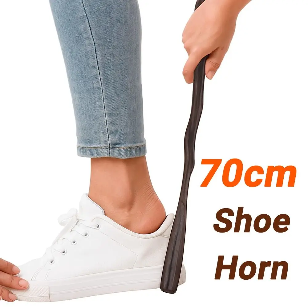 

Деревянная ложка для обуви 70 см с длинной ручкой, профессиональная, удлиненная, удобная, для легкого надевания обуви