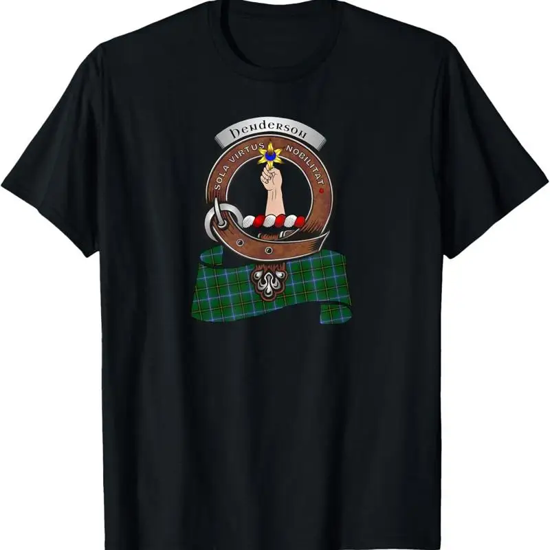 

Henderson Scottish Clan Badge Tartan T Shirt