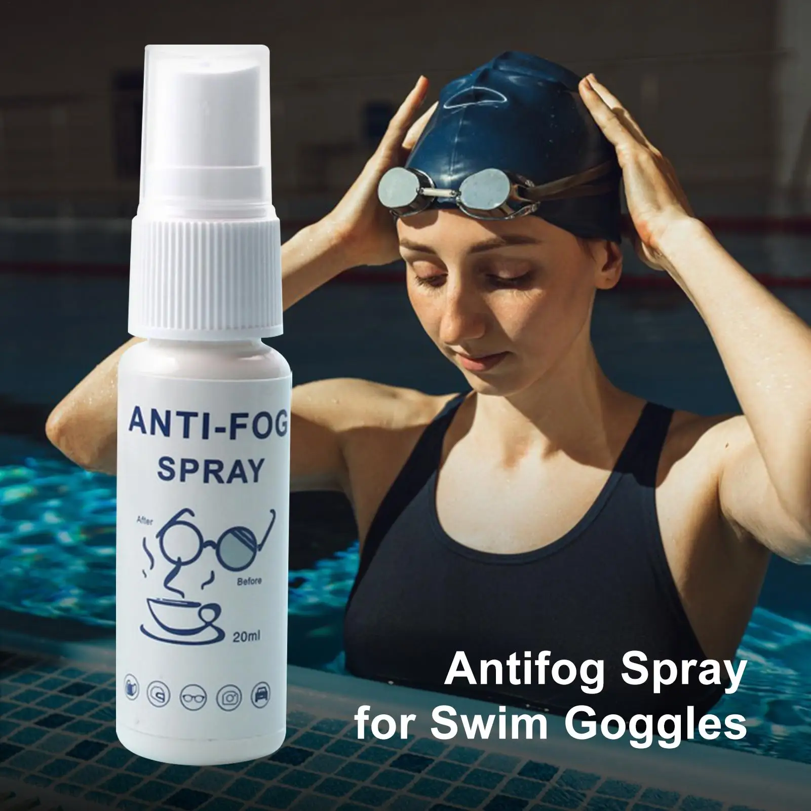 1pc Anti Fog Spray for Glasses Windshield Defogger Eyeglass Lens Glass Cleaner Safety Eyeglass Defogger Mirror Coating Agent view 5