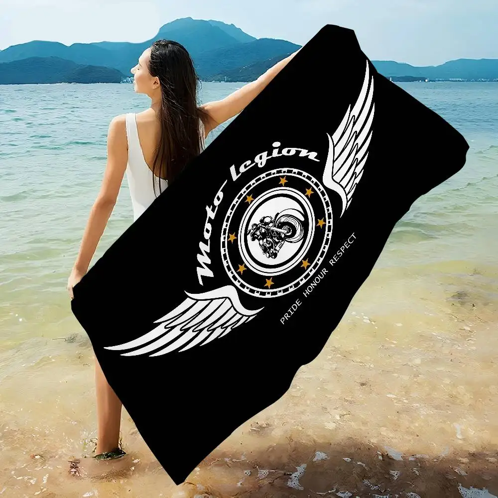 Moto Racing R-Royals E-Enfields Microfiber Beach Towel Absorbent Quick dry Soft Yoga Swimming Resort Mountain Climbing Towel