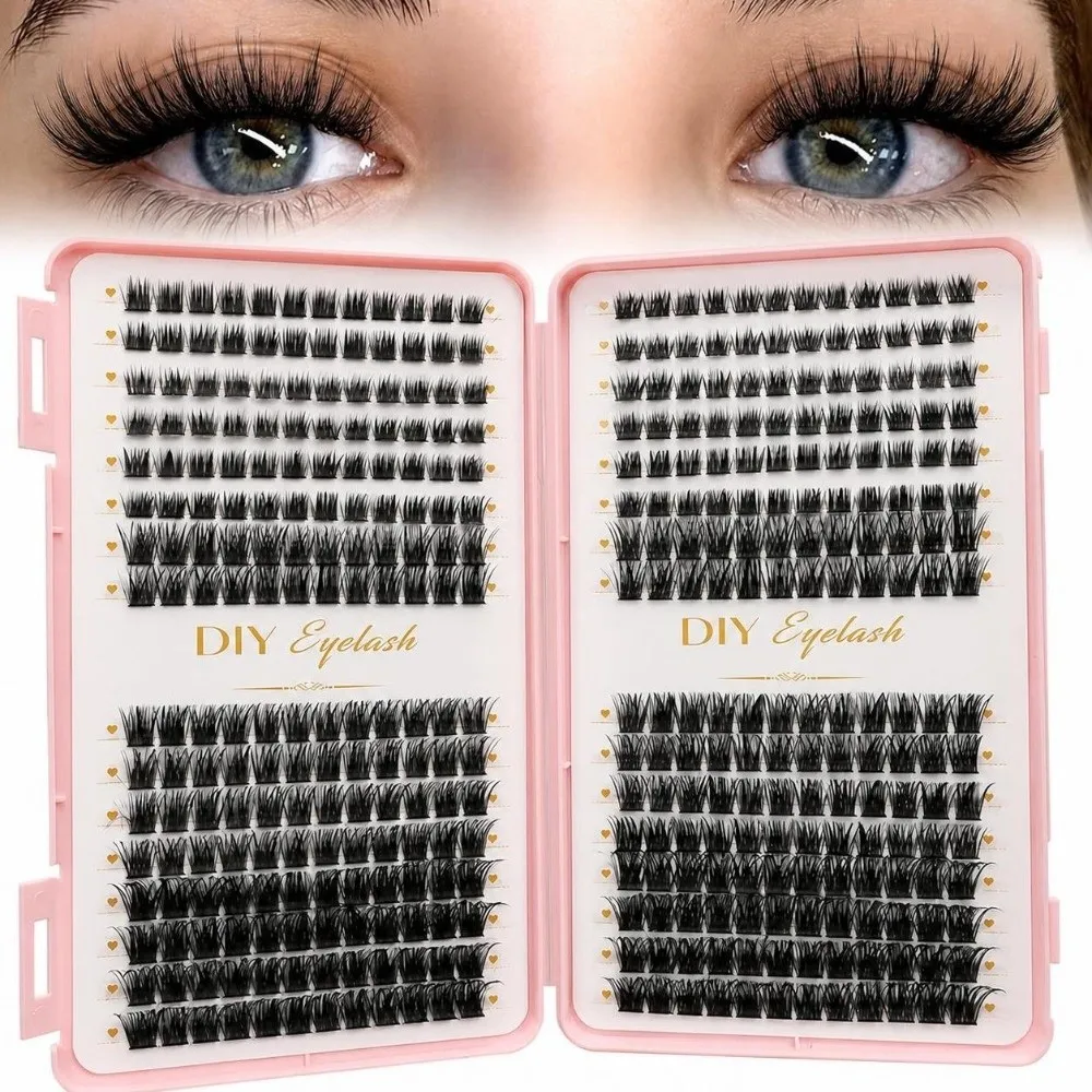 8-16mm Length Single Cluster False Eyelashes Enlarge Eyes Various Styles Fluffy Volume Lashes Curly and Thick Individual Lashes