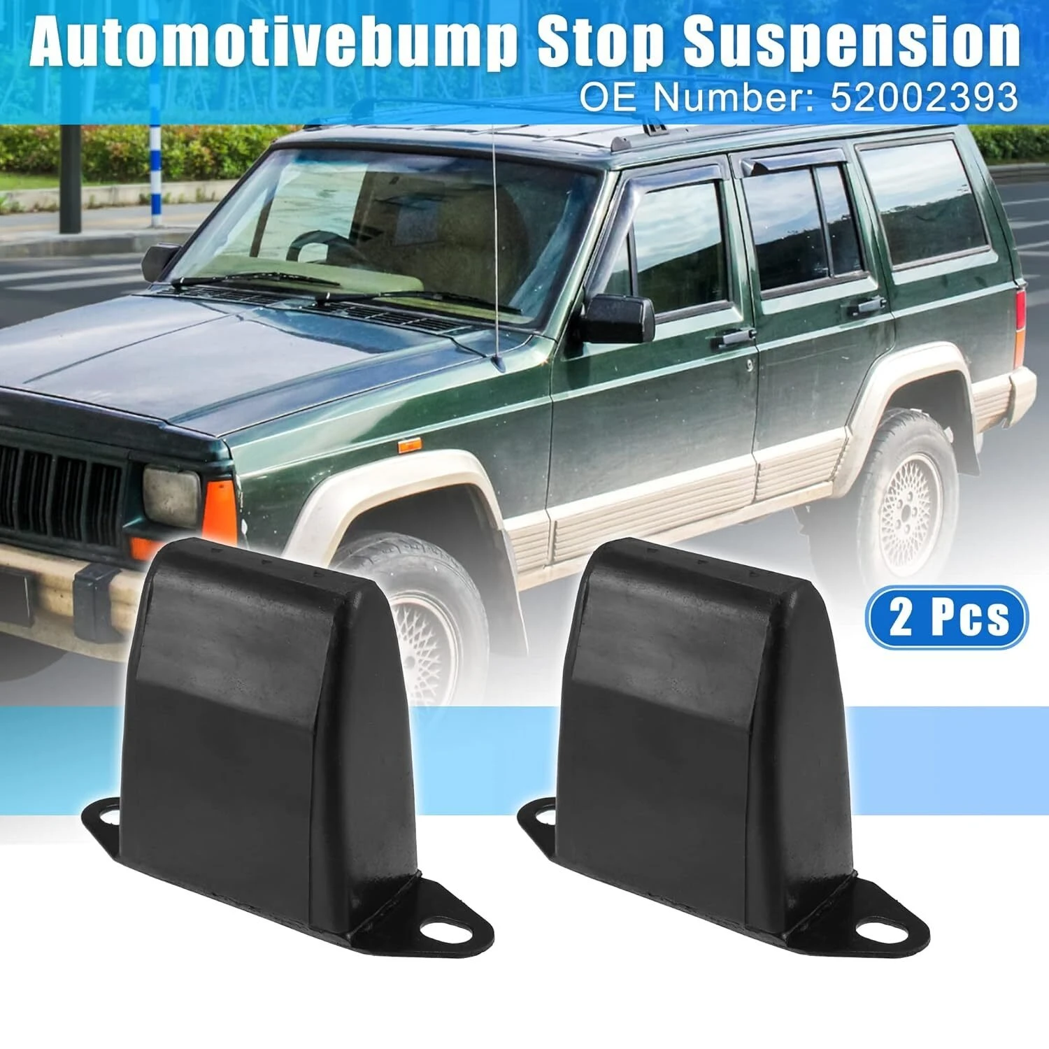 Image of 2er-Pack für Cherokee XJ 4 Zoll Hinterradaufhängung Bump Stop Bumper 52002393