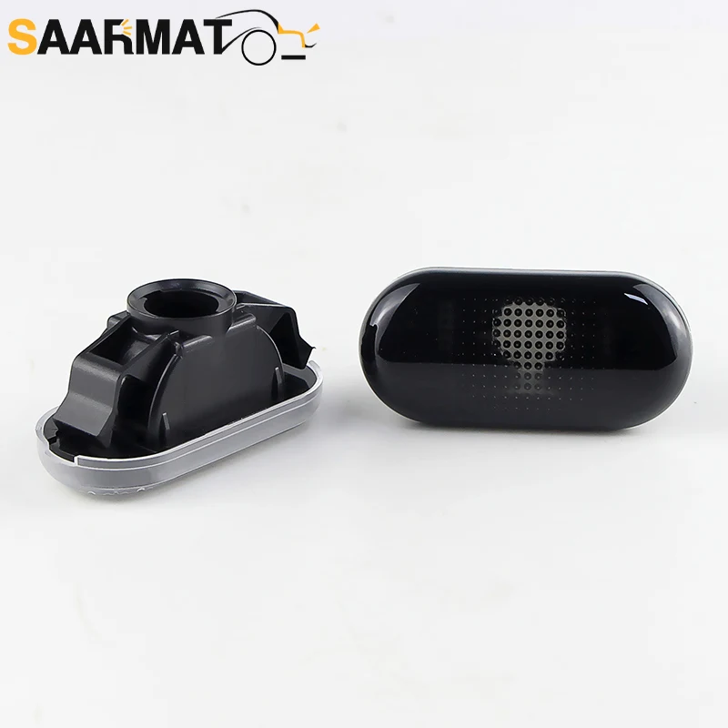 Side Indicator Turn Signal Marker Light Shell Cover (No Bulb) Crystal/Black Lens For Nissan 350Z Pathfinder Navara D40 Pickup