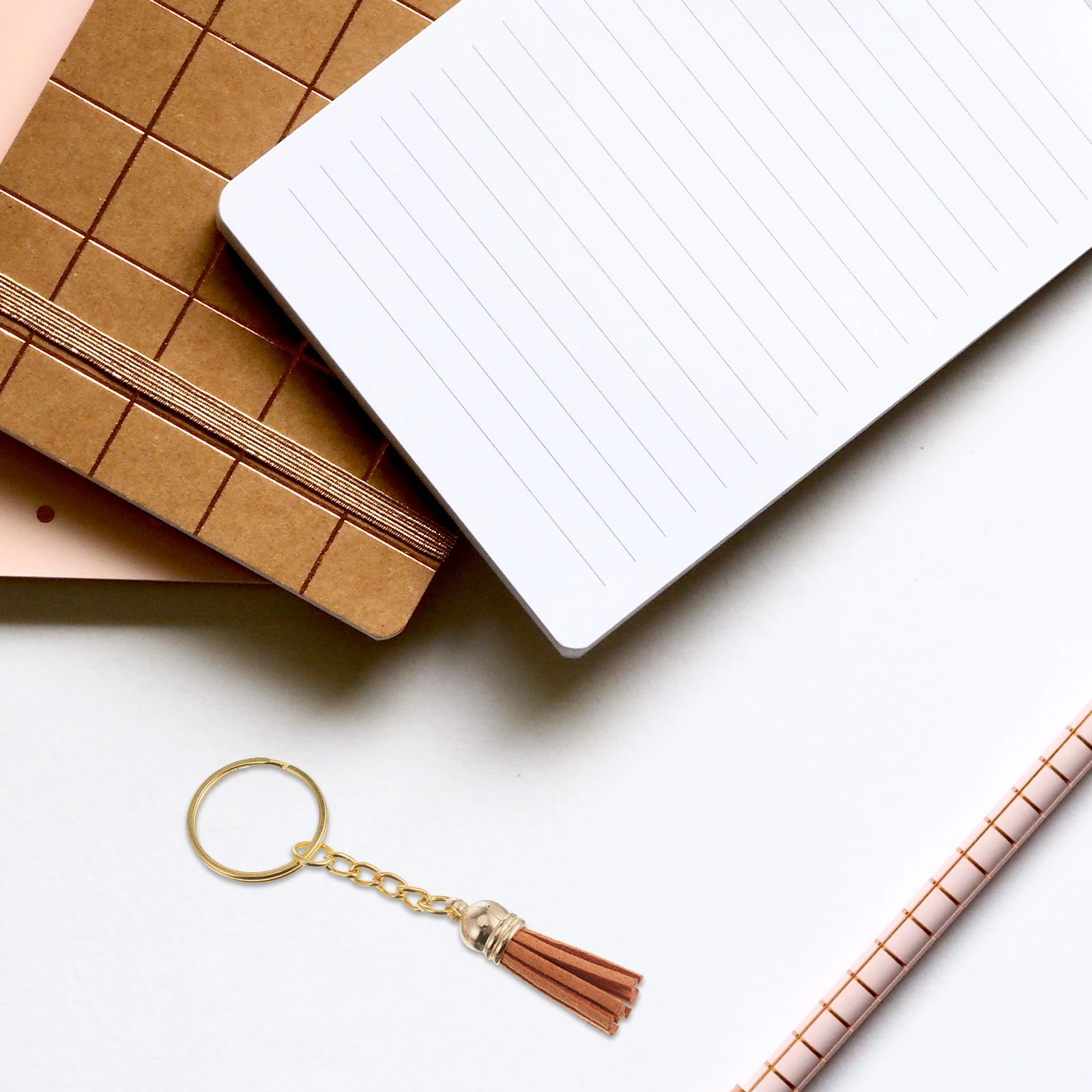 

50 Pcs Tassel Key Ring Keyholder Pendant Pendants Tassels Keychain with Decor Luxury