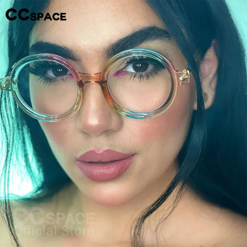 54567 Retro Round Glasses Frame Brand Men Women Anti-Blue Light Computer Goggles Eyeglasses