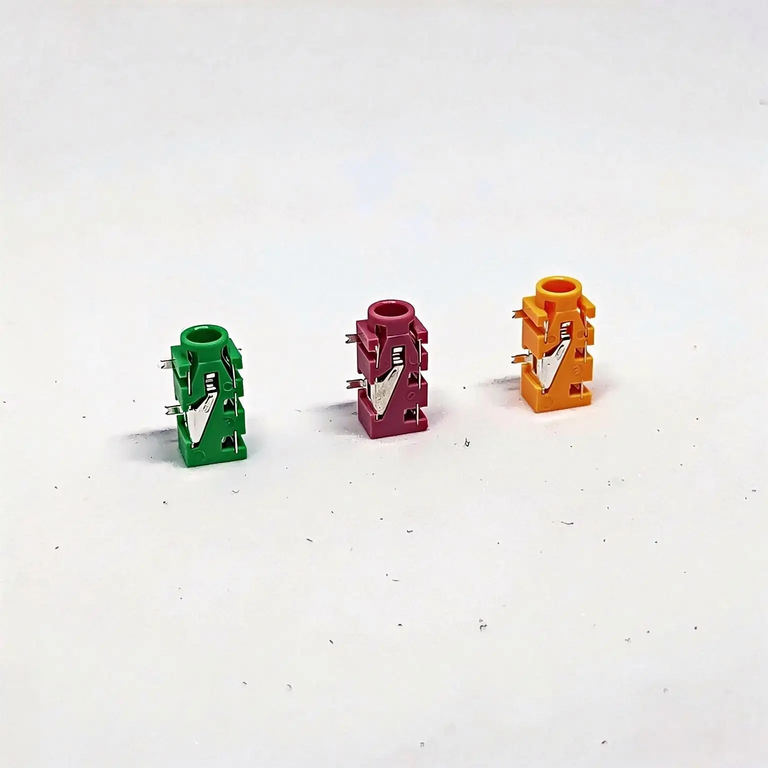 10PCS PJ-327F 3.5MM Headphone jack Audio video female dual channel stereo Jack Socket Stereo Solder Panel Mount 5P SMD