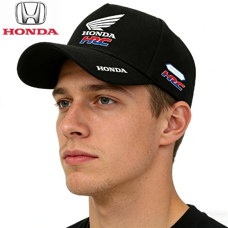 

Бейсбольная кепка Honda Racing для мотоциклистов, регулируемая, для активного отдыха, мужская и женская, спортивная, повседневная, для Honda HRC CB400 CB650F CBF CRF NC750
