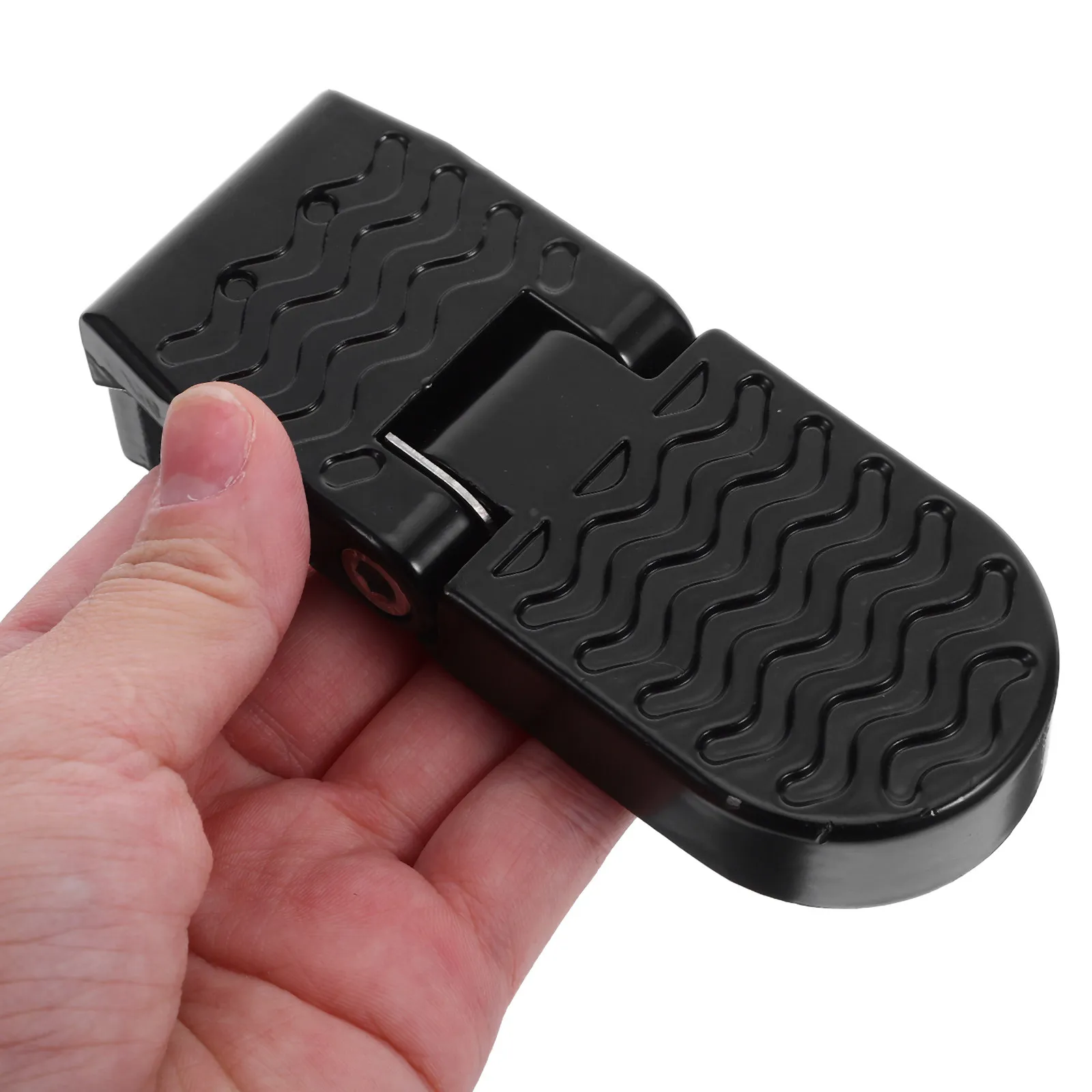 

1Pair Aluminum Alloy Folding Bicycle Foot Pegs Non-Slip Rear Pedals for E-Bike Commuting Travel Dual Riding Mountain Bike Use