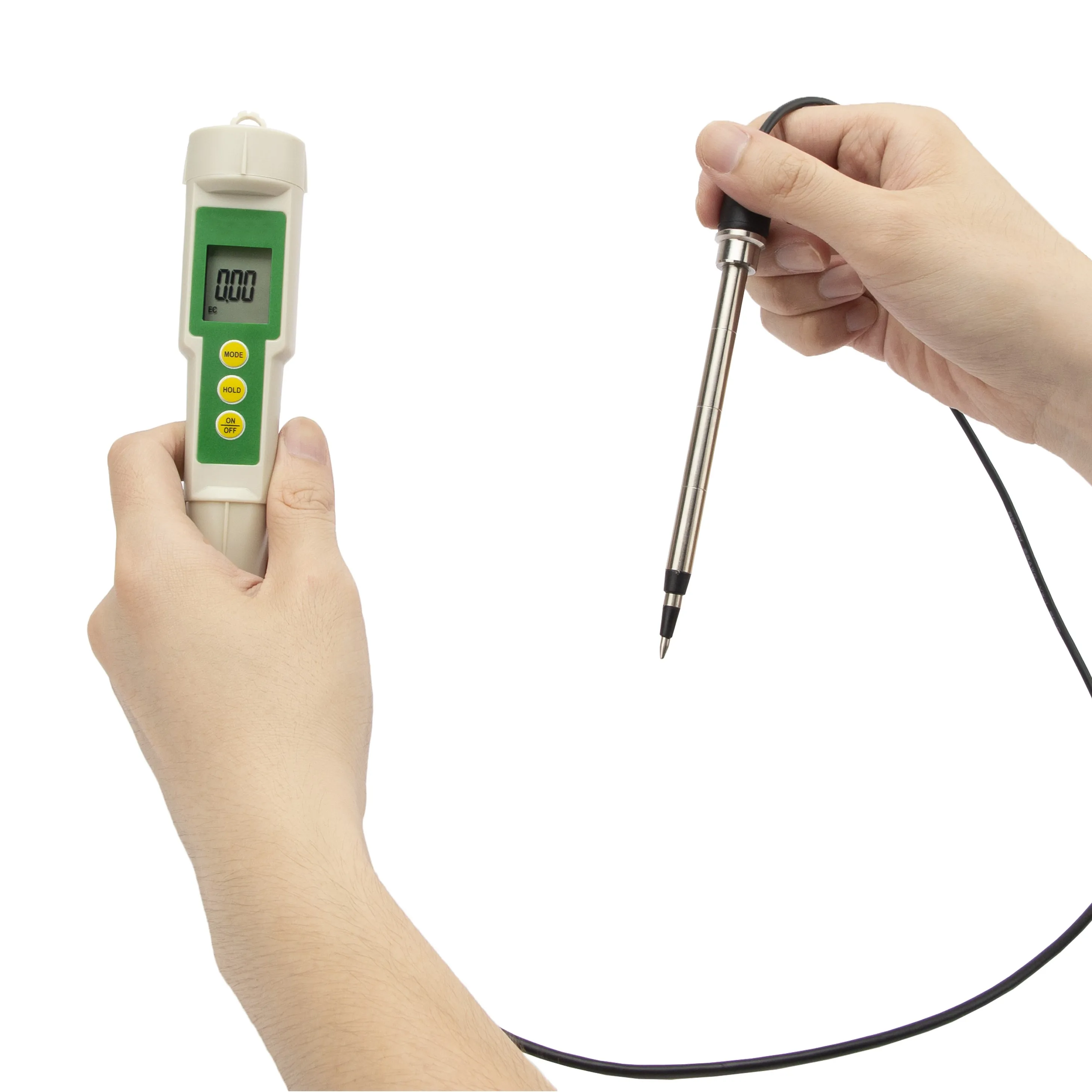 Factory soil testing equipment hot sell high quality 3 in 1 soilmeter soil EC sensor tester