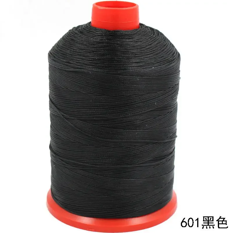 210D/16 Flat Waxed Thread Leather 1mm Sewing String Polyester Cord Wax Thread for Leather Craft Stitching Bookbinding Shoe Repai