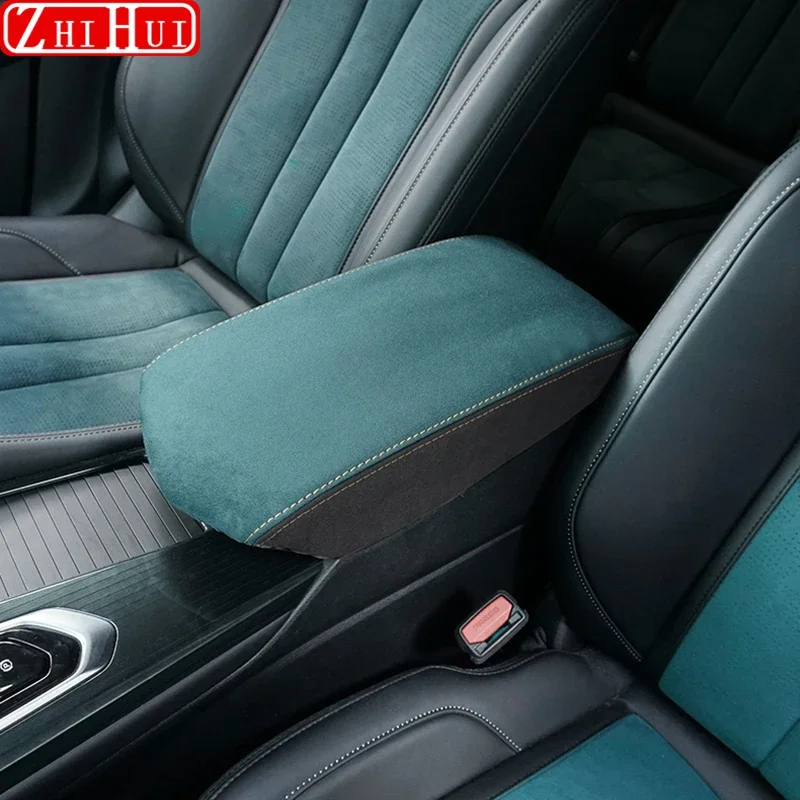 For Geely Monjaro KX11 Xingyue L 2022-2024 Car Styling Interior Armrest Anti-dirty Pad Cover PU Leather Auto Accessories For LHD