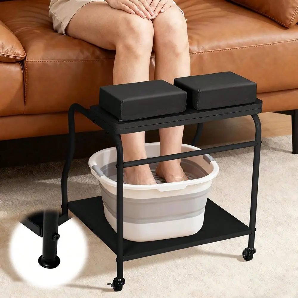 

Pedicure Foot Restrolling StoolPedicure Cart With Foot Rest, Portable Salon Nail Rolling Cart, Pedicure Foot Rest For Manicure