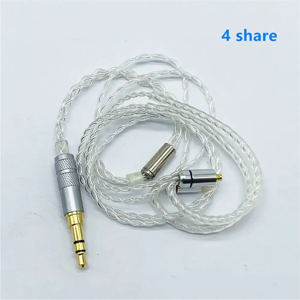 Diy Earphone Wire Short Cable 45cm-50cm MMCX ie80 im50 ue900 tf10 A2DC 0.78qdc 0.75QDC IE900 IE40pro ie400 ie500