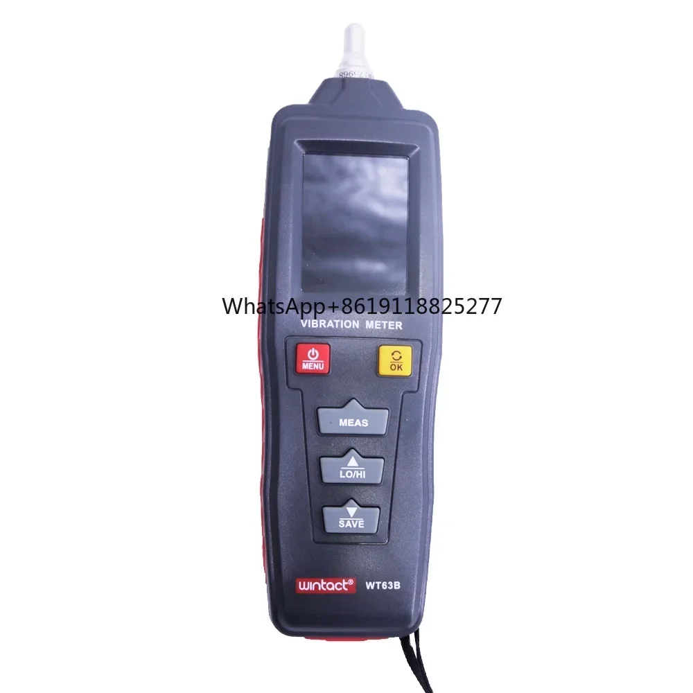 WT63B Digital Vibration Meter Vibrator Velocity 0.1~1999.9m/s^2