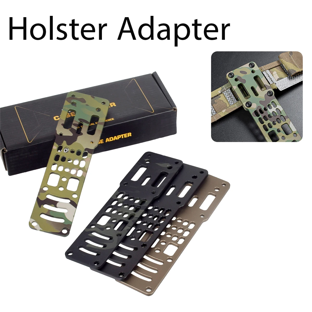 Tactical Modular Holster Adapter Aluminum Alloy Platform Quick Adjustable Locking System Leg Strap Kit Hunting Camping Accessory