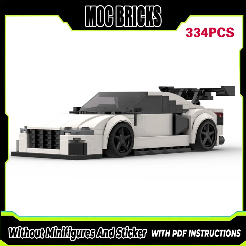 

Speed Racing Car Model MOC Building Bricks R8 V10 Top Tier Sports Car Modular Technology Gift Holiday Assemble Children Toy Suit