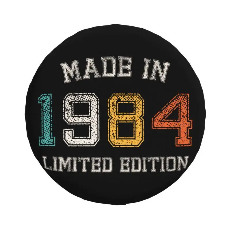 Born In 1984 Spare Tire Cover for Jeep Grand Cherokee Made in 1984 Gift 4WD 4x4 RV Car Wheel Protectors 14