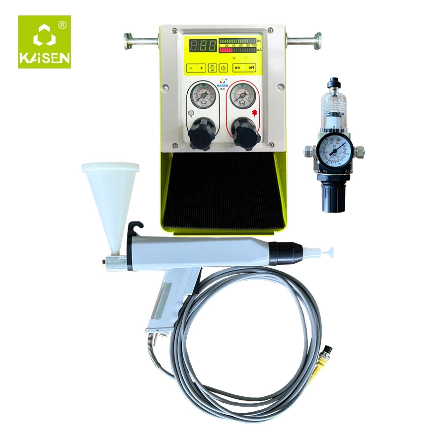 

Manual Electrostatic Powder Coating Paint Spraying Gun Machine for Metal Aluminium Coating Manual Powder Coating Gun