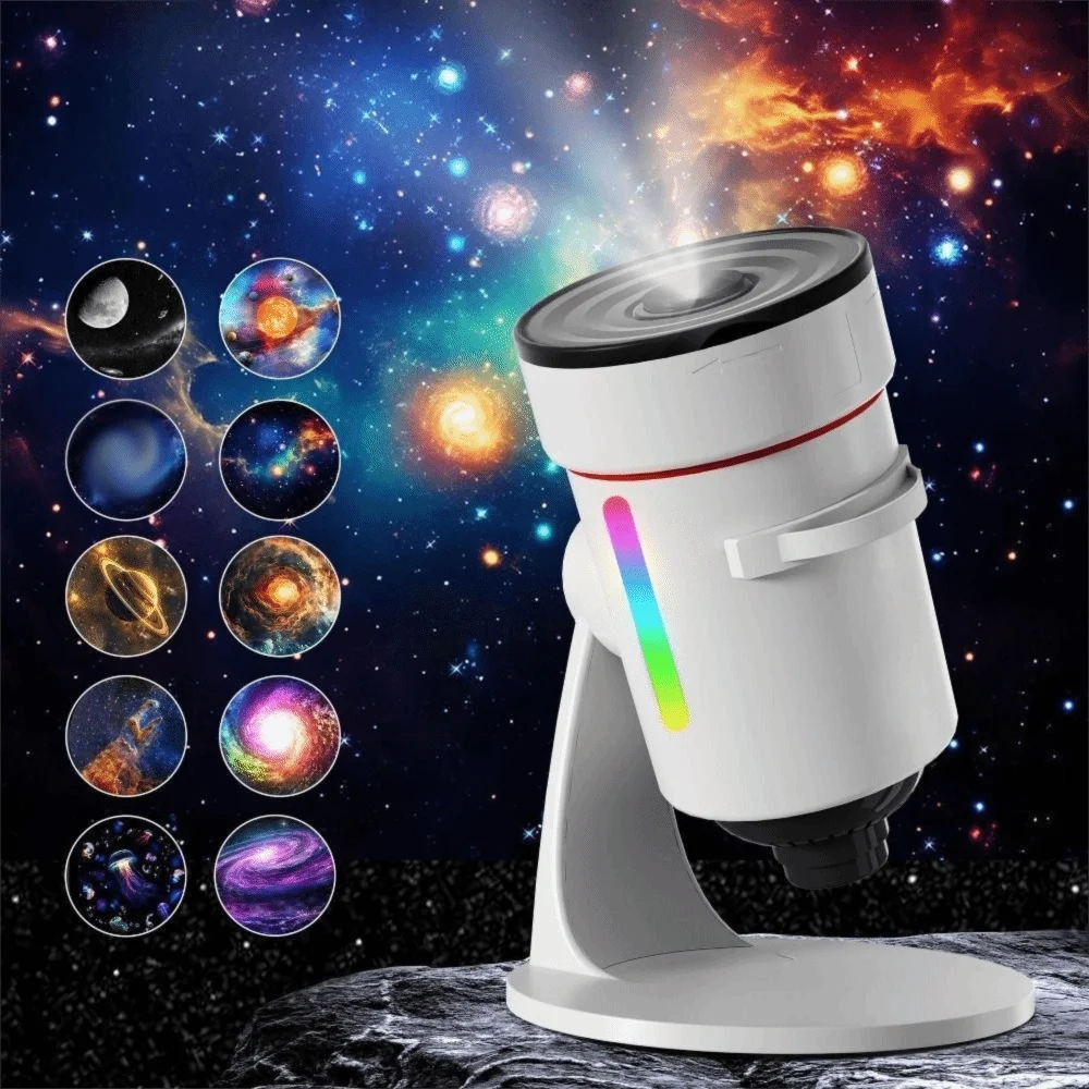 Galaxy Projector Galaxy Projector Ultra HD 360° Rotate Star Projector Ambiance Lamp Timer Function Planetarium Projector
